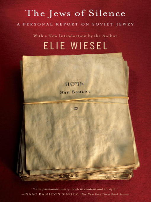 Title details for The Jews of Silence by Elie Wiesel - Available